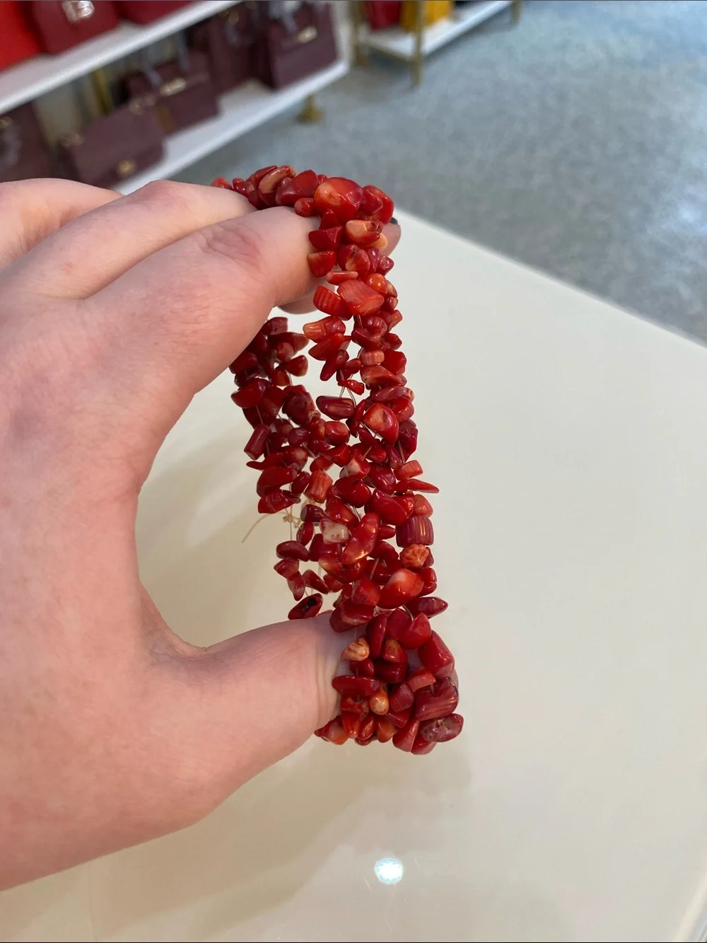 Coral bracelet